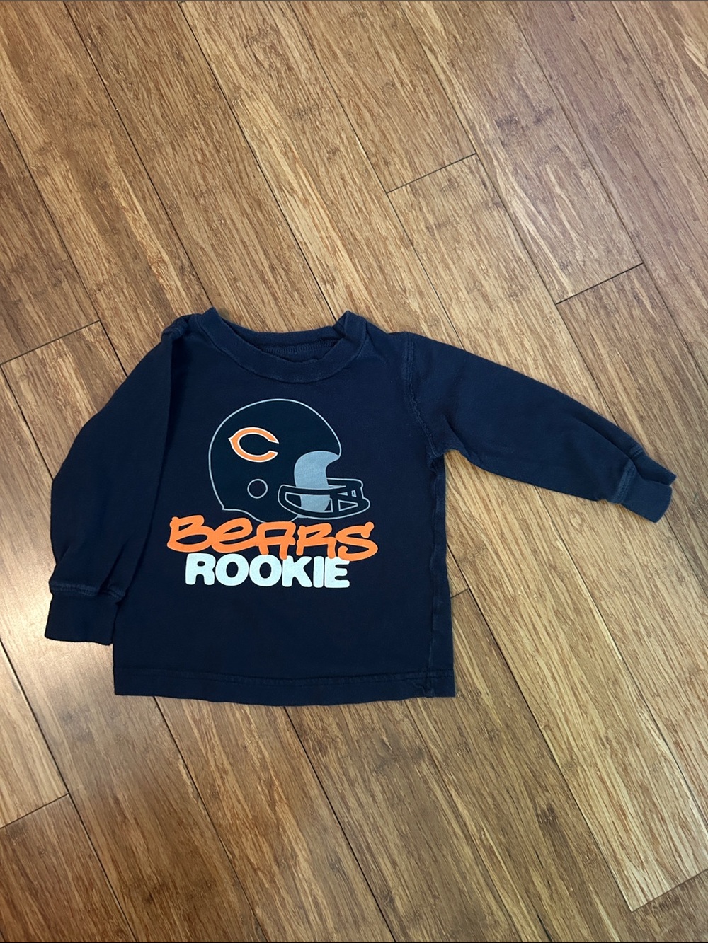 NFL Navy Long-Sleeve 'Bears Rookie' Tee